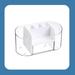 Rebrilliant Leiara Desk Organizer Plastic in White | 3.34 H x 7.48 W x 3.54 D in | Wayfair 122F5129552541BFA4321AB690261576
