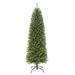 7.5' Pencil Fraser Fir Artificial Christmas Tree with Stand, Unlit - 7.5 Foot