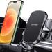 Car Phone Holder Mount [Military-Grade Protection] Universal Air Vent Car Mount Cell Phone Holder for Car Hands Free Cradle Vehicle [Big Phone & Case Friendly] Compatible with All iPhone Sam