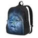 XMXY Backpack Laptop Bag for Women Lightweight Backpack for Travel School Bookbag Casual Work Leo pattern Backpack Black
