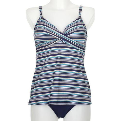 OLYMPIA Damen Bikini Tankini, Größe 38D in blau