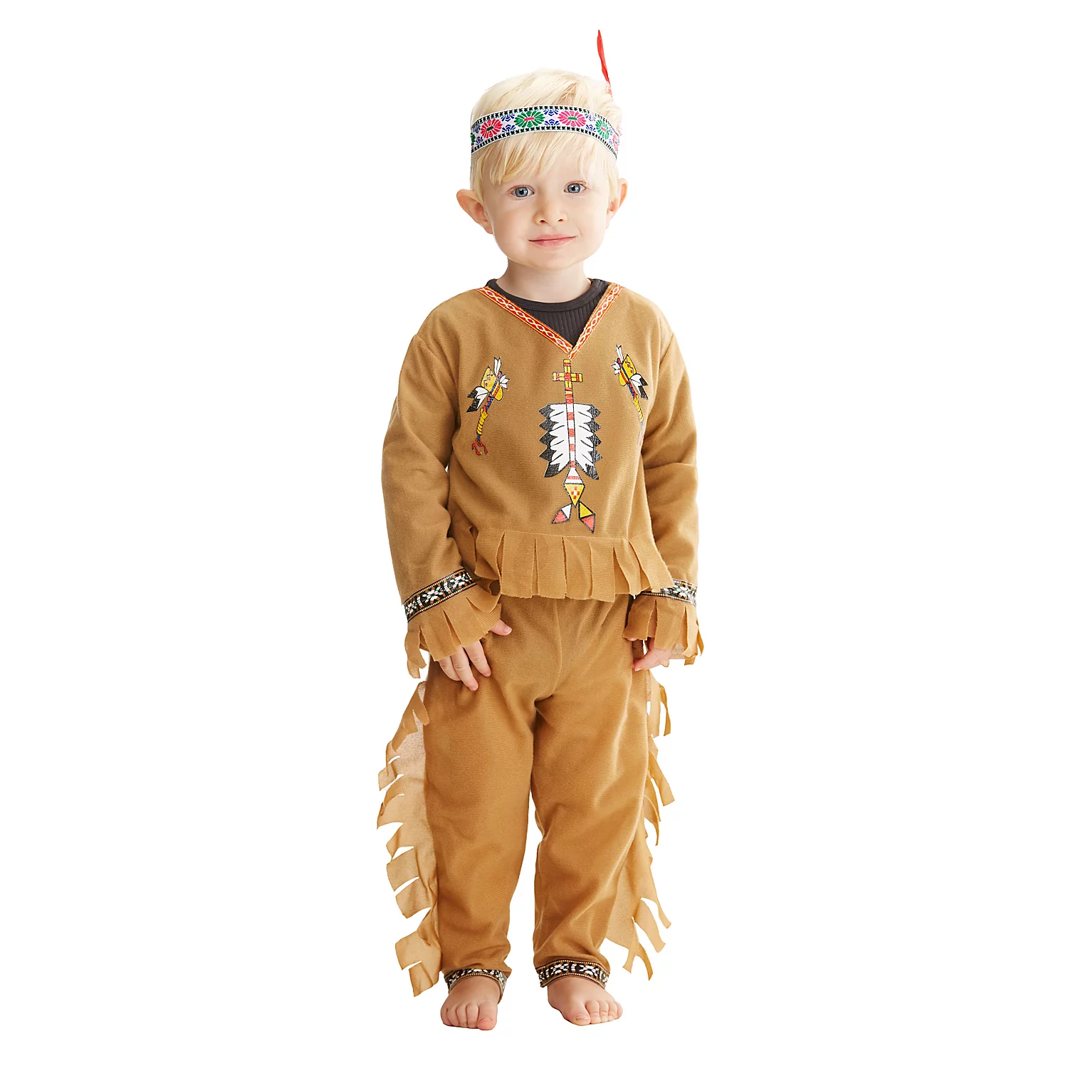 Kleinkinderkostüm Indianer, braun Image