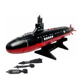 1:350 Navy Seawolf Submarine Model Large Torpedo Submarine Warship Sounding Nuclear Submarine Plastic Military Model
