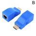 2x 3D 4K HDMI Signal Extender To RJ45 Over Cat 5e/6 Network Ethernet Adapter A2F4
