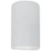 Ambiance 12 1/2"H Gloss White Ceramic LED ADA Wall Sconce