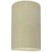 Ambiance 9 1/2"H Vanilla Perfs Cylinder Closed ADA Sconce