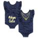 Girls Newborn & Infant Colosseum Navy Michigan Wolverines Gidget Ruffle Bodysuit