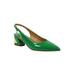 Women's Shayanne Slingback Pump by J. Renee in Green (Size 7 M)