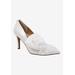 Women's Hirisha Pump by J. Renee in White (Size 8 1/2 M)