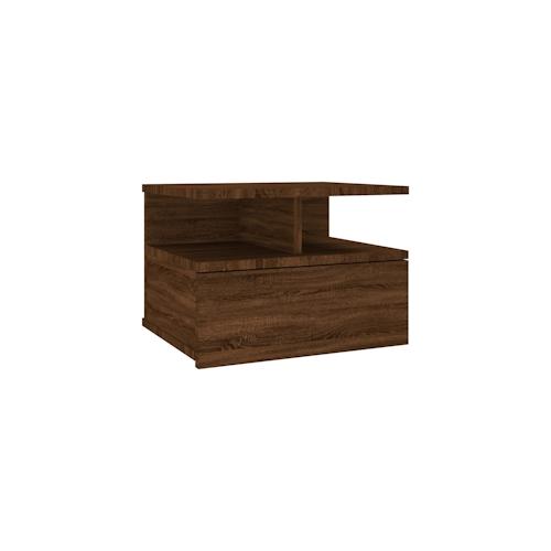 vidaXL Nachttisch Hängend Braun Eichen-Optik 40x31x27 cm Holzwerkstoff