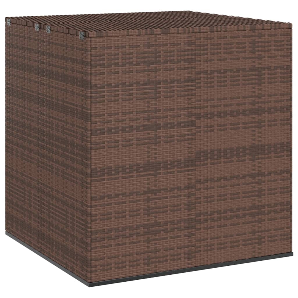 vidaXL Garten-Kissenbox PE Rattan 100x97,5x104 cm Braun Image