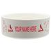 White St. Louis Cardinals 20oz. Personalized Pet Bowl