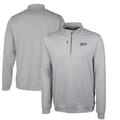 Men's Cutter & Buck Gray UCF Knights Citronaut Stealth Heathered Quarter-Zip Pullover Top