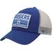 Men's '47 Royal/Tan Los Angeles Dodgers Four Stroke Clean Up Trucker Snapback Hat