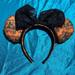 Disney Accessories | Disney Halloween Minnie Ear Headband | Color: Black/Orange | Size: Os