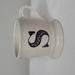 Anthropologie Kitchen | Anthropologie Monogrammed Letter S Coffee Mug | Color: Black/White | Size: Os