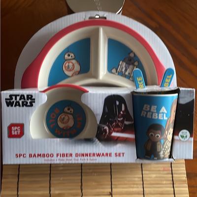 Disney Dining | Children’s Star Wars Dinnerware | Color: Blue/Red | Size: Os