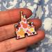 Disney Accessories | Disney Candy Castle Pin | Color: Orange/Pink | Size: Os