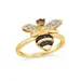 Le Vian Ring Featuring 1/10 Ct. T.w. Chocolate Diamonds, 1/4 Ct. T.w. Nude Diamonds™, 1/6 Ct. T.w. Blackberry Diamonds In 14K Honey Gold, Gold, 7