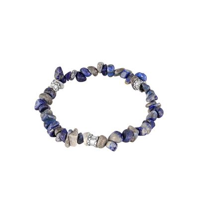 KUZZOI Herren Lapis Lazuli Vintage Bead 925 Silber 19 Image