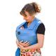 Baby Wrap Carrier Soft, Stretchy, Breathable Cotton Baby Wrap, Baby Sling, Nursing Cover Up for use with Newborn-Toddler: Evenly distributes Weight for More Comfortable Carrying (Medium Blue)