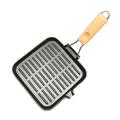 AGGERT Frying Pans 22Cm Cast Iron Steak Camping Griddle Frying Pan BBQ Non Stick Easy Clean Foldable Skillet Pan 1Pcs