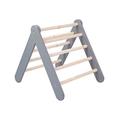 MEOWBABY Climbing Triangle - Indoor climbing frame for children, baby triangle play equipment, Montessori climbing frame, toddlers climbing tower Pikler triangle, Grey