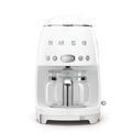 Smeg DCF02WHEU Overflow Coffee Maker with a Power of 1050 W DCF02WHEU-white, Plastic