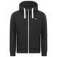 Kapuzensweatshirt DEPROC ACTIVE "FinnCMYK II MEN", Herren, Gr. M (50), schwarz, 50% Baumwolle; 50% Polyester, casual, bequem, Langarm angesetztes Bündchen, Sweatshirts, weiche Fleecejacke mit Kängurutasche