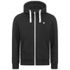 Kapuzensweatshirt DEPROC ACTIVE "FinnCMYK II MEN", Herren, Gr. S (48), schwarz, 50% Baumwolle; 50% Polyester, casual, bequem, Langarm angesetztes Bündchen, Sweatshirts, weiche Fleecejacke mit Kängurutasche