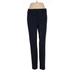 Ann Taylor LOFT Dress Pants - Low Rise Straight Leg Slim: Blue Bottoms - Women's Size 4