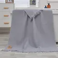 Serviette de bain gaufré pour hommes et femmes grande taille XXL 90x180 coton biologique pour salle