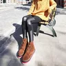Shikoroleva – Legging pour femme Pantalon en Faux cuir en coton vinyle noir 7xl 6XL 5XL XS