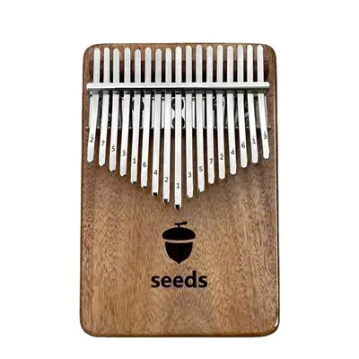 Seeds-Mini clavier musical pour enfants Kalimba professionnel Brochure noire Piano à pouce