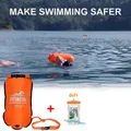 Sac sec de natation gonflable étanche avec poudres pour téléphone bouée ouverte flotteur de