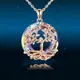 bijoux femme parfum pour femme colier femmes collier femme collier pierre Collier arbre de vie rond