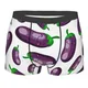 Boxer Respirant à l'Aubergine pour Homme Sous-Vêtement à la Mode Grandes Tailles Disponibles