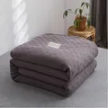 Couverture en coton pour lit simple couvre-lit Double Queen ou King drap fin pour l'été