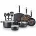 T-fal Signature Total Non-stick 12-piece Cookware Set, Black Non Stick/Aluminum in Brown | 10 W in | Wayfair C530SC74