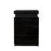 Latitude Run® Bienek 3 - Drawer Nightstand Wood in Black | 26.38 H x 17.72 W x 13.78 D in | Wayfair B8C9FF0C42504E939297580B41B89769