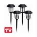 Bell Howell Solar Powered Pathway Lights Set Of 4