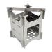 MMYsport Outdoor Camping Stainless Steel Folding Wood Stove Portable Picnic Stove