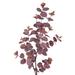 Set of 3 Burgundy Artificial Eucalyptus Leaf Stem Plant Greenery Foliage Spray Branch 36in - 36" L x 10" W x 7" DP