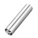 Portable Telescopic Zoom Multi-Purpose Ultra-Bright Rechargeable Strong Light Led Flashlight Mini Torch SILVER FIXED FOCUS