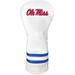 White Ole Miss Rebels Driver Headcover