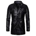 Shpwfbe Sweatshirts For Men Men Clothing Zipper Outwear Biker Leather Men Jacket Autumn&Winter Motorcycle Coat Men S Coats & Jackets Hoodies For Men Black XL