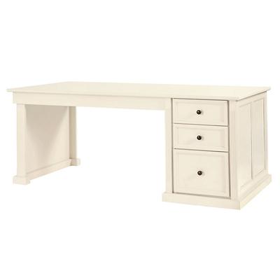 Tuscan Desk Return - Off White - Ballard Designs