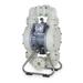 DAYTON 3HJW5 Double Diaphragm Pump, Polypropylene, Air Operated, Santoprene