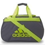 Adidas Bags | Adidas Diablo Small Duffel Bag | Color: Gray/Yellow | Size: Os