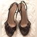 Kate Spade Shoes | Kate Spade Brown Bowe Design High Heels | Color: Brown | Size: 8
